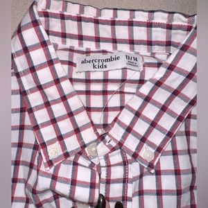 Plaid boys shirt